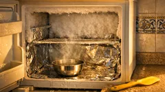 Como descongelar o congelador mais depressa com o truque do papel de alumínio