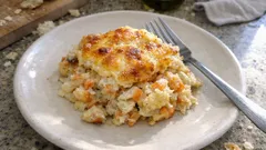 Bacalhau Espiritual no forno: cremoso, gratinado e fácil de preparar