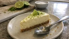 Cheesecake de lima-limão com base crocante: fresco, cremoso e fácil de fazer