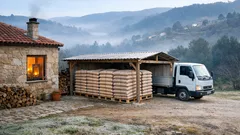 Pellets de madeira: porque é que os preços disparam no inverno e como comprar mais barato