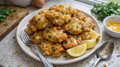 Pataniscas de bacalhau fáceis: douradas por fora e macias por dentro