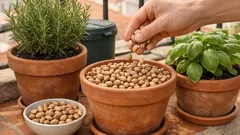 Caroços de azeitona no jardim: como reutilizar sem estragar a drenagem dos vasos