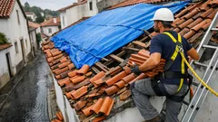 Depois da depressão Kristin, a corrida às telhas: como proteger a casa antes da próxima chuva