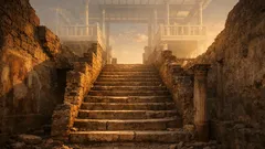 A escadaria de Pompeia que afinal levava aos pisos perdidos da cidade