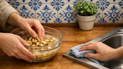 Casca de banana e bicarbonato: o truque de limpeza natural que vale a pena testar