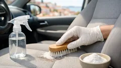 Como limpar estofos do carro com vinagre e bicarbonato sem estragar o tecido