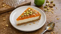 Tarte de natas com doce de abóbora: sobremesa fresca sem forno para fazer com antecedência