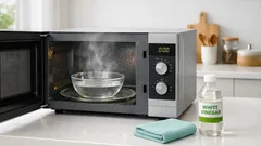 Como limpar o micro-ondas com vinagre e água em 10 minutos sem esfregar