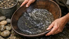 Navelgas, o rio com ouro nas Astúrias: a tradição do garimpo que virou campeonato