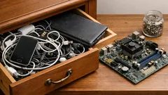 Lixo eletrónico em casa? O ouro escondido nos dispositivos antigos e como reciclar em Portugal