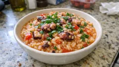 Arroz de polvo malandrinho: o truque do caldo para ficar cremoso e bem apurado