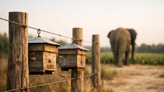 Cercas de colmeias: o truque natural que afasta elefantes e protege colheitas
