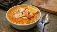 Vatapá de camarão e peixe cremoso: receita com leite de coco e um toque de malagueta