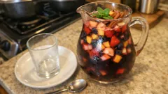 Sangria de ginja com frutos vermelhos: fresca, equilibrada e perfeita para partilhar
