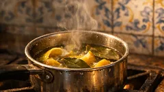 Ferver casca de limão com louro: o truque simples para perfumar a casa em 10 minutos