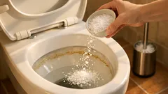 Truque do sal grosso no WC: como tirar o mau cheiro e ajudar a soltar o calcário durante a noite
