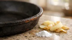 Como remover ferrugem com casca de batata e bicarbonato de sódio em 4 passos