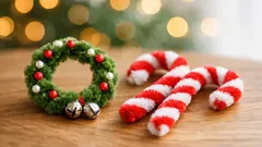 Enfeites de Natal com limpa-cachimbos: 2 ideias fáceis e bonitas para a árvore