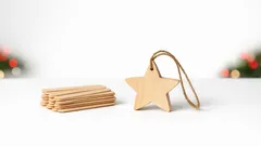 Enfeites de Natal com palitos de gelado: ideias fáceis e sustentáveis para a tua árvore