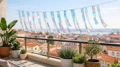 Fitas holográficas na varanda: o truque simples para afugentar pombos e manter tudo limpo