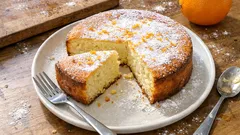 Bolo de mascarpone com raspa de laranja: fofo, húmido e pronto em 35 minutos