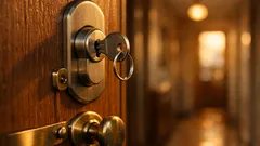 Deixar a chave no canhão da porta é seguro? O hábito comum que pode sair caro
