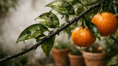 Folhas pegajosas na laranjeira: causas e solução rápida para salvar os citrinos