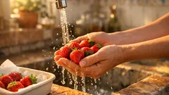 Como lavar morangos sem estragar e fazê-los durar mais no frigorífico