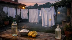 5 truques simples para tirar nódoas da roupa branca sem estragar o tecido